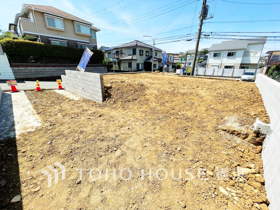 ゆとりある敷地は多彩な住宅に対応できます。
