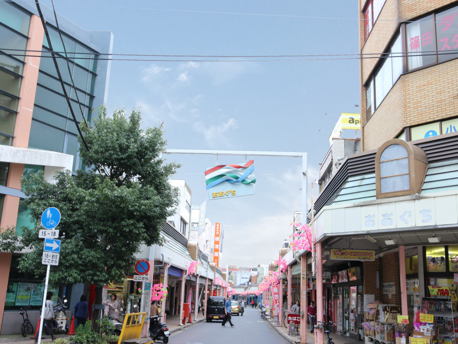 大口通商店街まで　約550ｍ