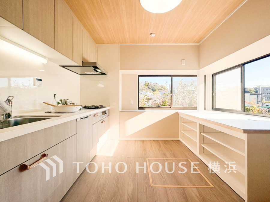 多彩な機能と洗練された美しいデザイン、細やかな優しさが毎日を演出します。プライベートスペースを彩るインテリアとしての美と、快適な日常を支える機能性と強さが一つになったキッチン。