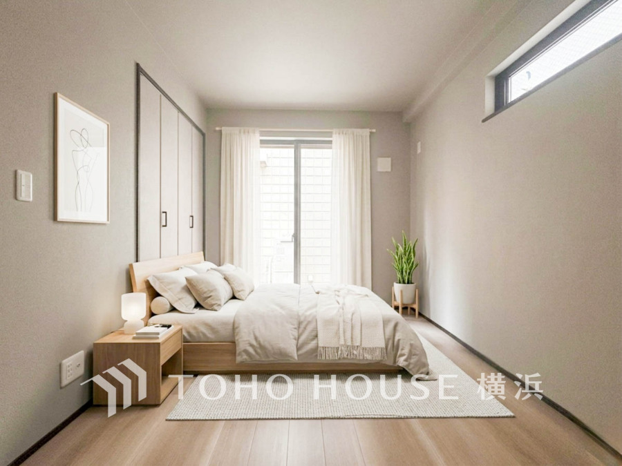 穏やかな風と陽光を導き、プライバシーに配慮された設計プランを採用し、居住性を一段と心地よいものにしています。※生成AIによるイメージです。家具・小物は販売価格に含まれません。