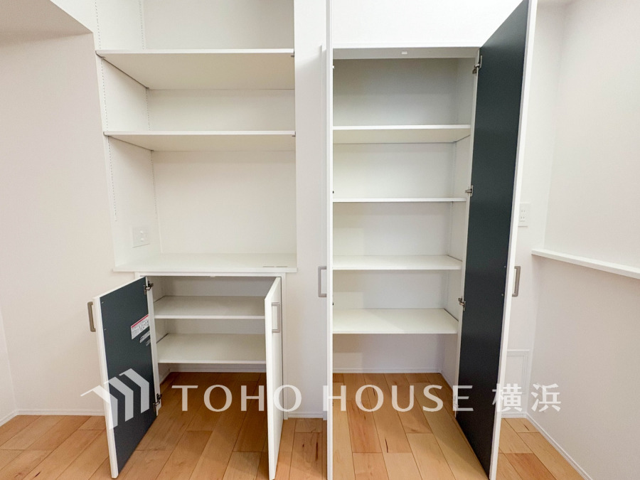 暮らし心地を大きく左右する収納を、適材適所に配置し使い勝手を考慮しました。空間を余すところなく有効利用した収納は生活空間をより上質なものにしてくれるでしょう。