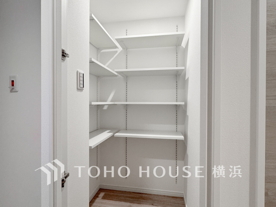 住まいの快適性を左右する収納は欲しい場所に使い勝手のよい収納を確保しています。