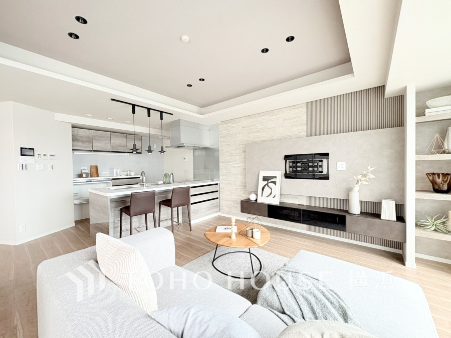 開放感と居住性を満たしてくれる間取り設計。デザインされたおしゃれな空間
