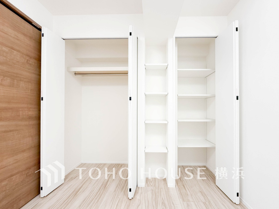 暮らし心地を大きく左右する収納を、適材適所に配置し使い勝手を考慮しました