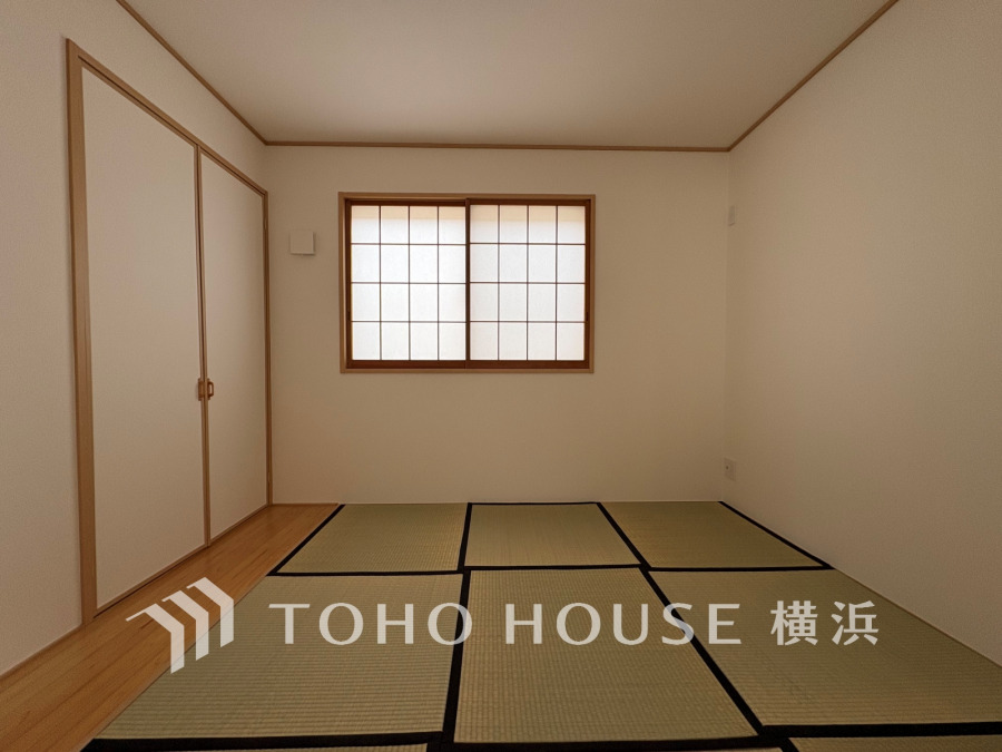 多目的に利用できる5.25帖の和室は、開け放してリビングと一体化して開放的な利用も可能です。
