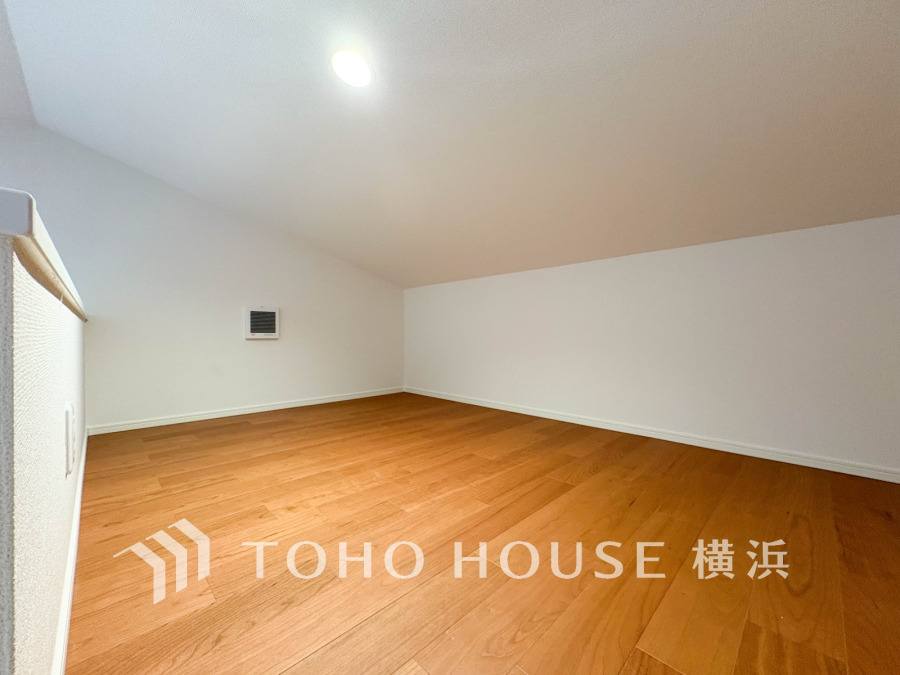 遊び心をくすぐるロフトを完備。お子様の遊び場、収納、趣味のお部屋など、お客様好みの空間に作り上げてください。