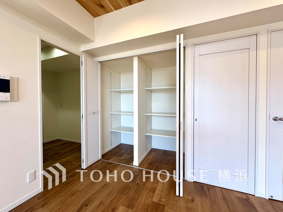 住まいの快適性を左右する収納は欲しい場所に使い勝手のよい収納を確保しています。