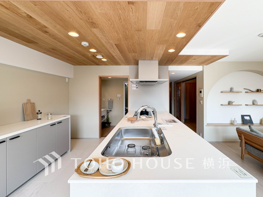 多彩な機能と洗練された美しいデザイン、細やかな優しさが毎日を演出します。プライベートスペースを彩るインテリアとしての美と、快適な日常を支える機能性と強さが一つになったキッチン。