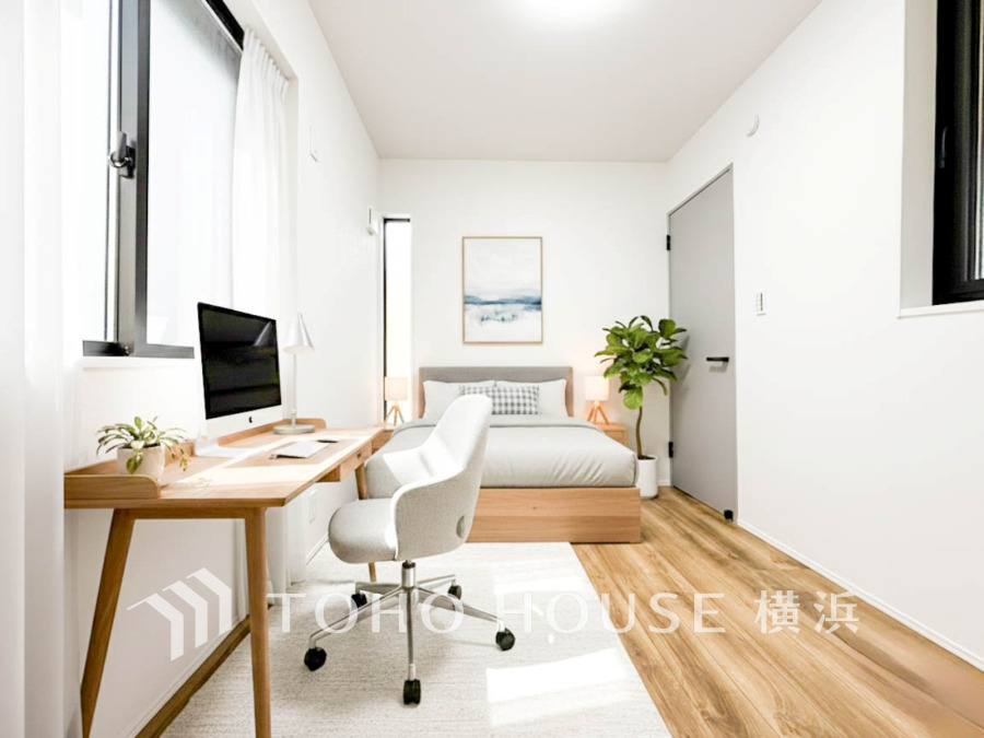 窓からは快適な光を取り入れ、通気性能を上げる事で居心地の良い空間を演出します。※生成AIによるイメージです。家具・小物は販売価格に含まれません。