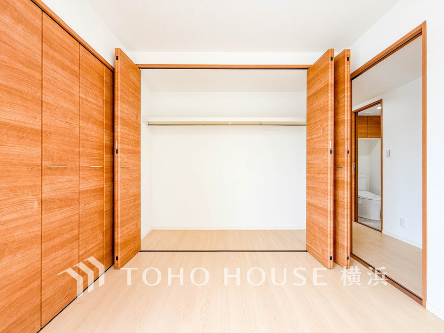 住まいの快適性を左右する収納は欲しい場所に使い勝手のよい収納を確保しています。
