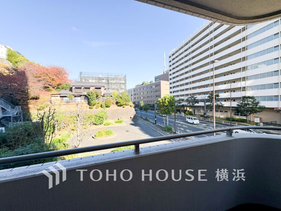 バルコニーは2か所。こちらのバルコニーからは緑豊かな街並みと開放的な眺望を楽しめます。