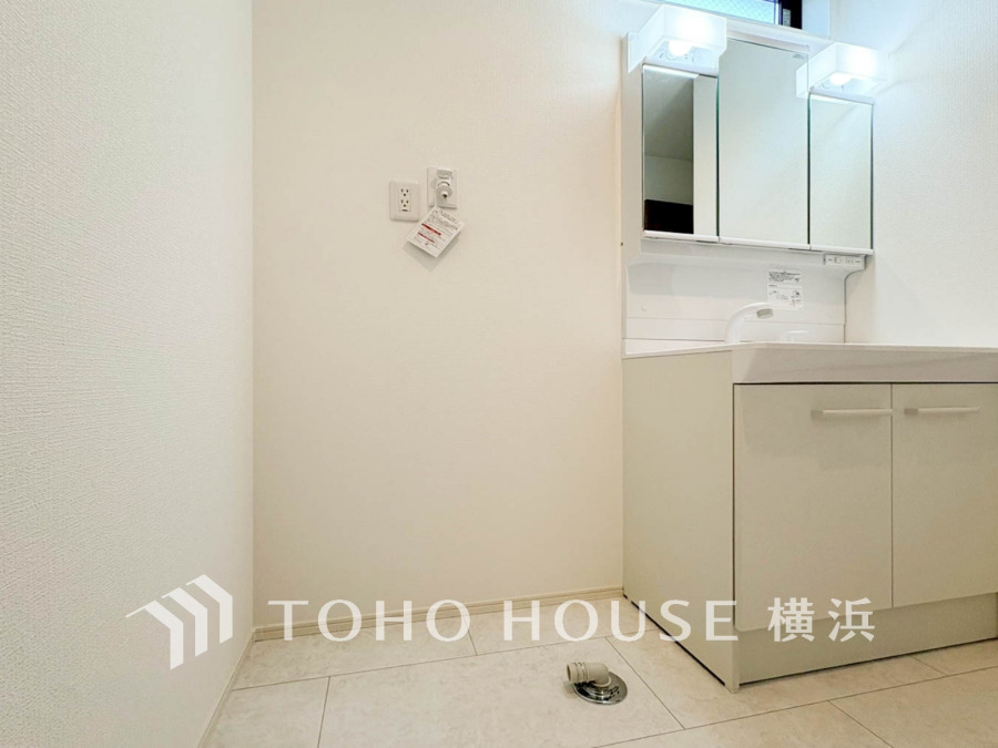 一日の始まりと終わりを心地よく演出してくれる、多彩な機能が備えられたパウダールーム。心地よいリフレッシュ空間です。