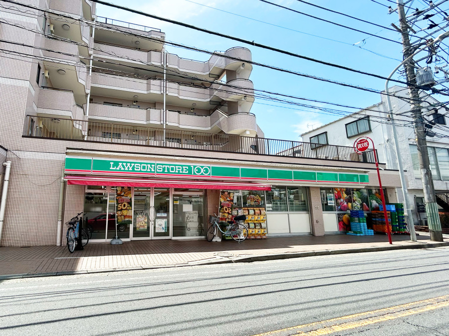 ローソンストア100高田東店…約230ｍ