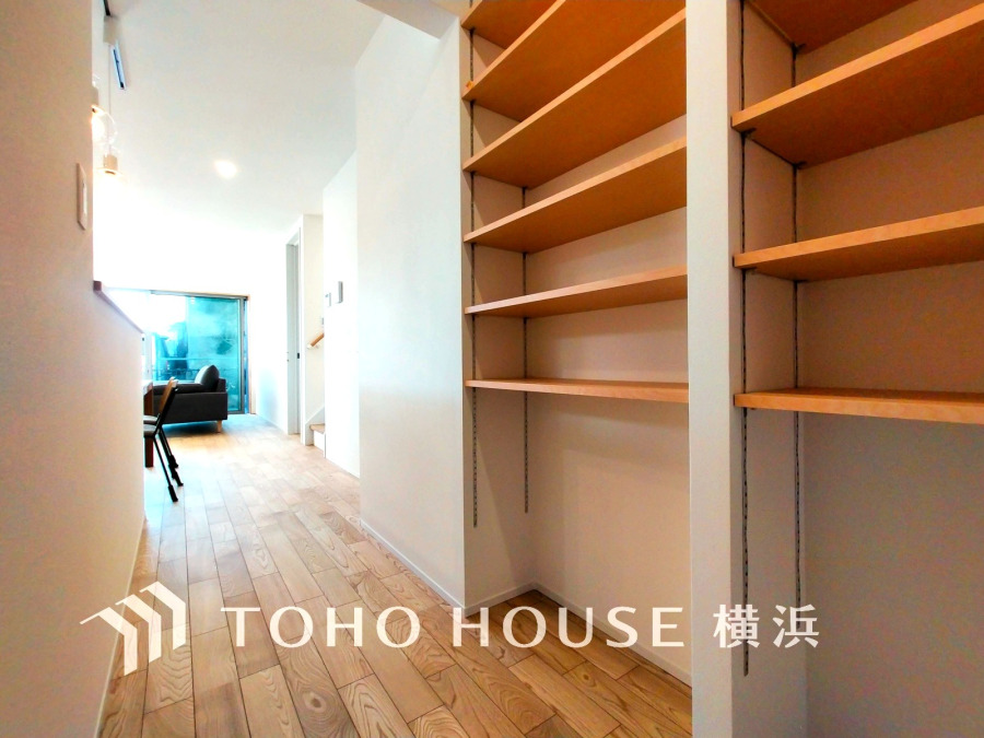 たっぷりとした収納スペース。荷物の多いご家族も安心です。その収納力はご自身の目でお確かめください