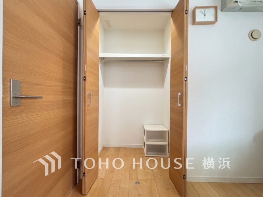 住まいの快適性を左右する収納は欲しい場所に使い勝手のよい収納を確保しています。