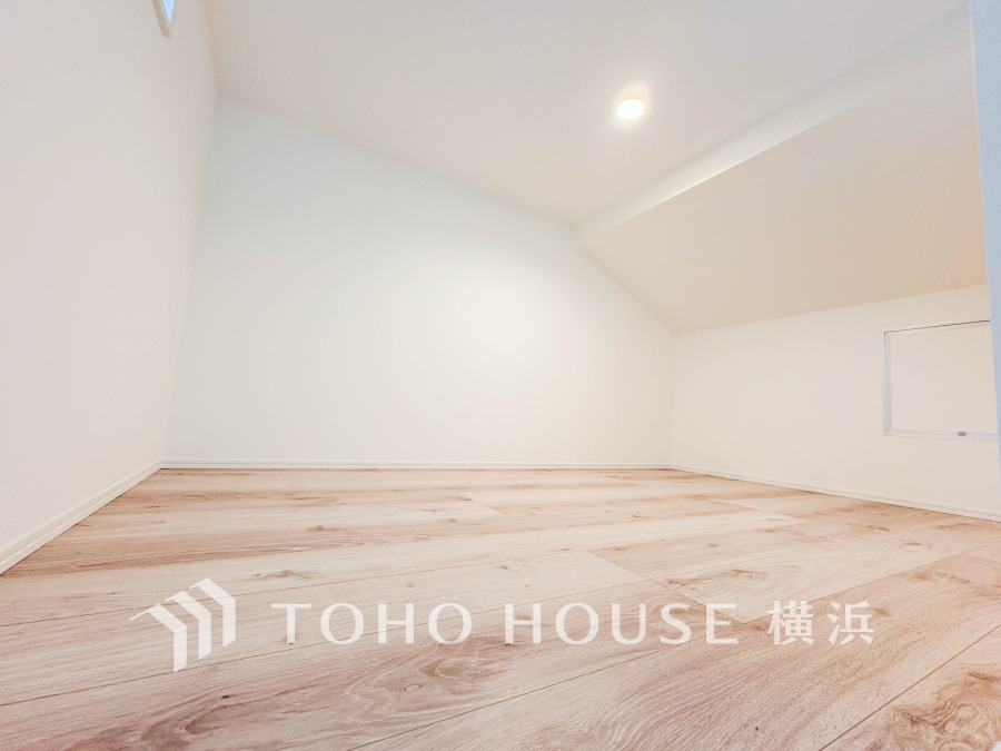 遊び心をくすぐるロフトを完備。お子様の遊び場、収納、趣味のお部屋など、お客様好みの空間に作り上げてください。