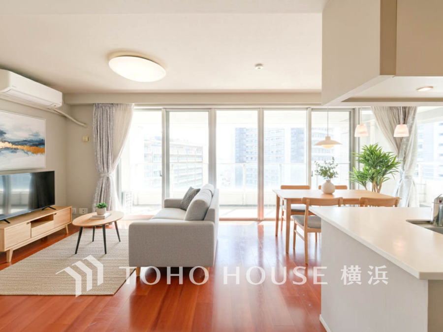 ご家族やお友達との時間など、多くの時を刻む空間。何気なく過ぎる時でさえも上質なひと時となる快適な空間を目指して。。（家具等はAI加工です）