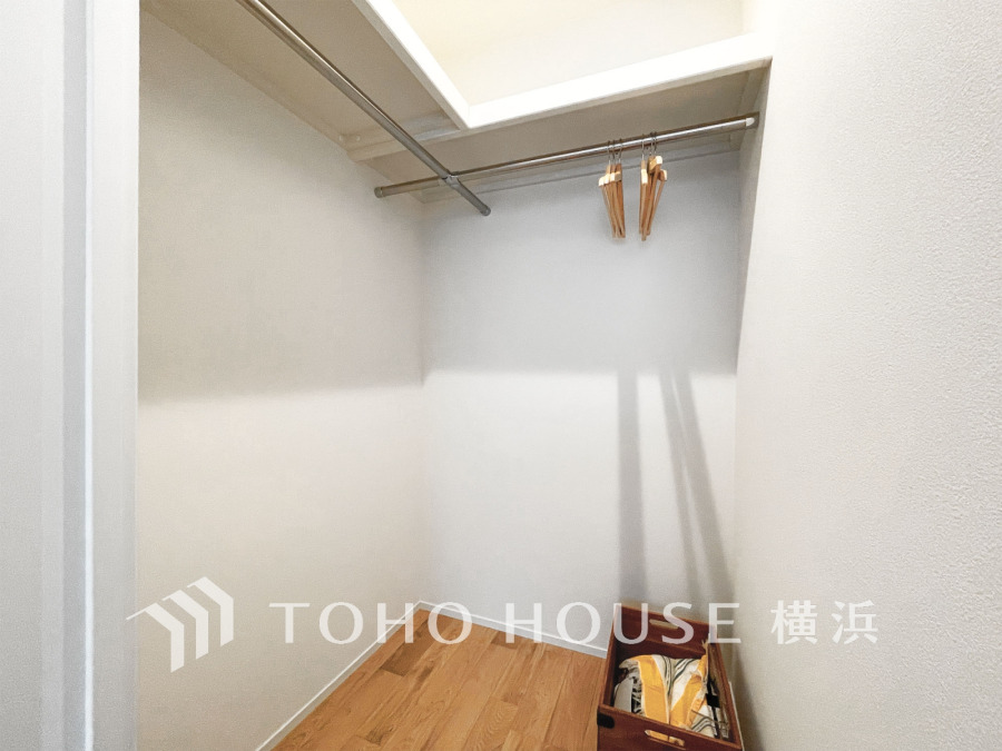 各居室WIC付きで収納力も十分です

