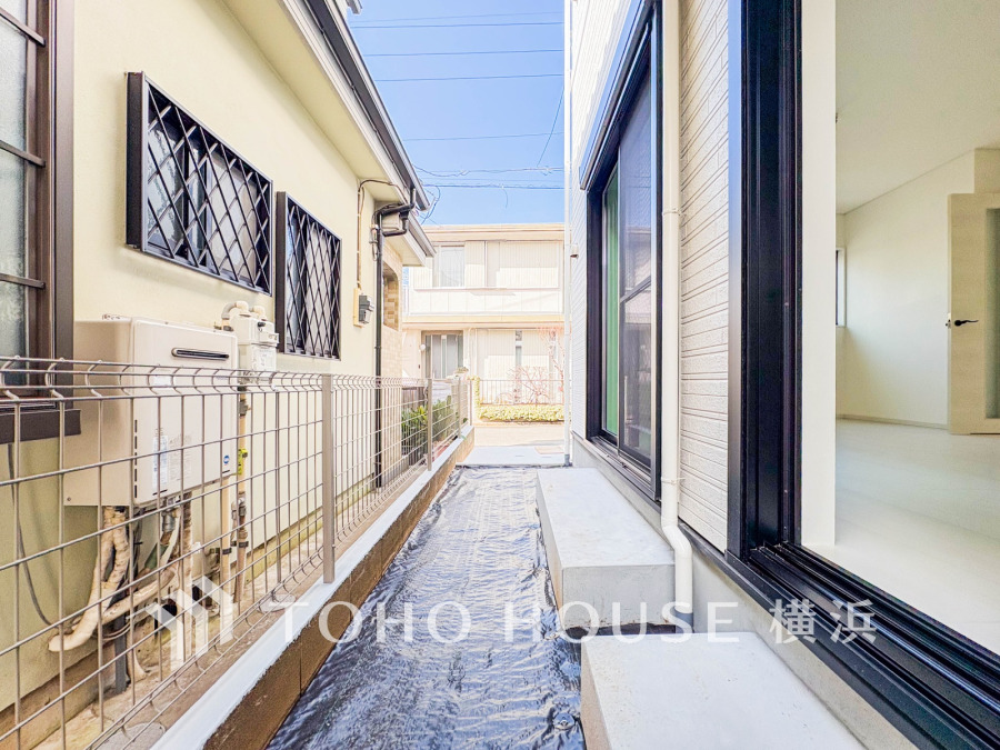 ちょっとしたお庭スペースが日常に癒しをプラスします。