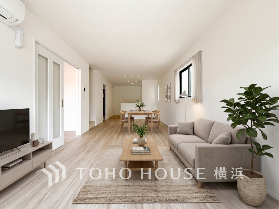 大切な人と刻む時を、より豊かに。時を忘れる心地よさが、毎日の暮らしを上質なひと時へと仕立てます。※生成AIによるイメージです。家具・小物は販売価格に含まれません。