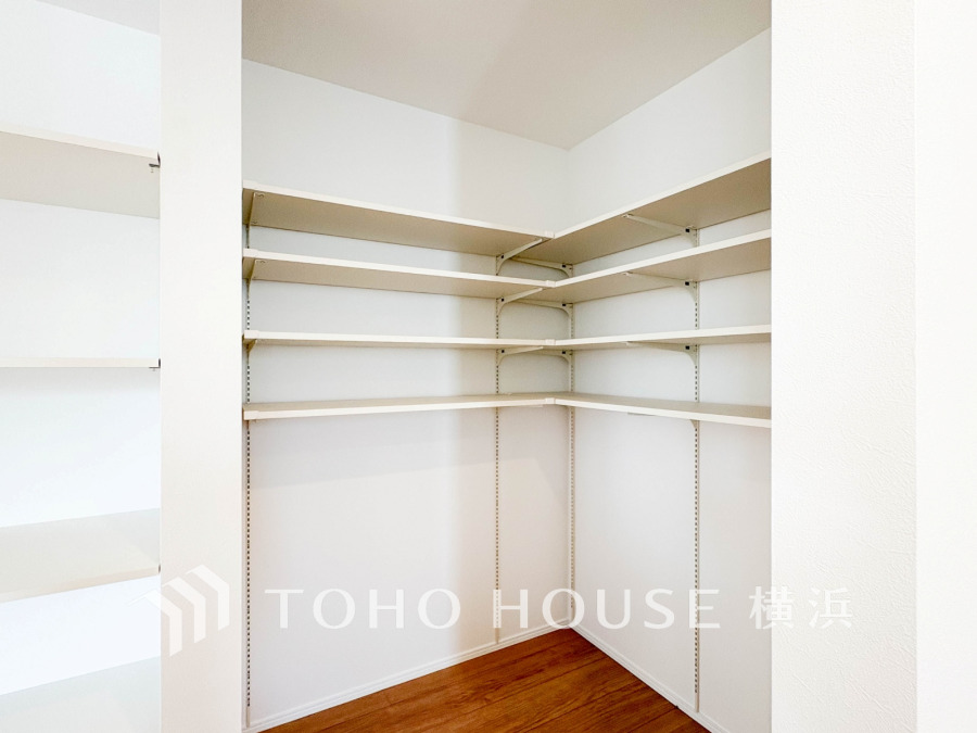 住まいの快適性を左右する収納は欲しい場所に使い勝手のよい収納を確保しています。