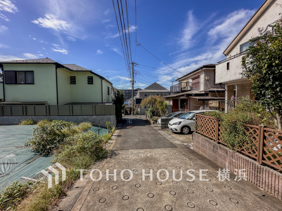 道路に面した開放感のある敷地（※建物参考プランあります）