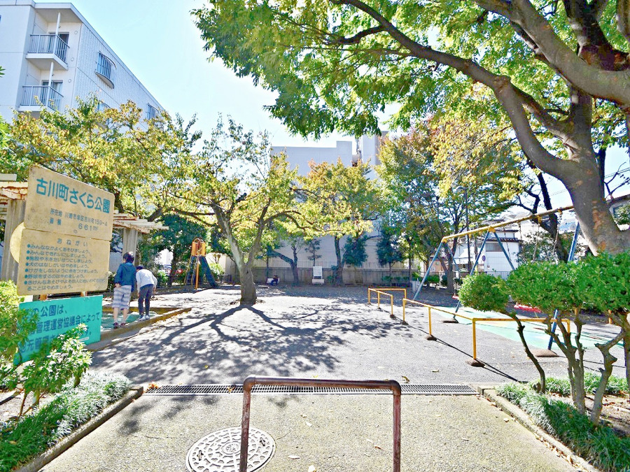 古川町さくら公園　約300ｍ