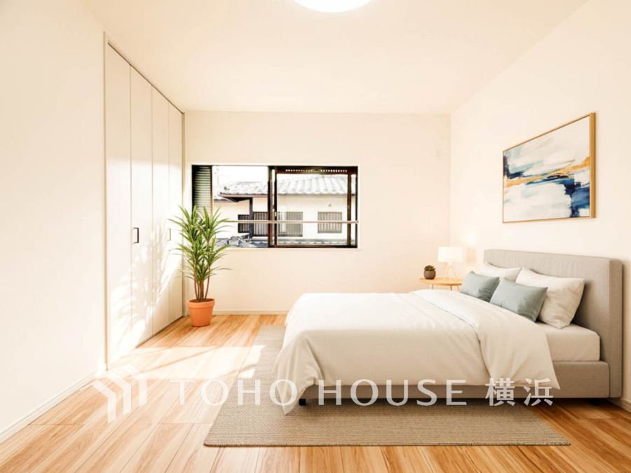 快適に過ごす条件は、一人ひとり違います。飾リ過ぎないシンプルな内装と偏り過ぎないデザインで統一しております。居住していく中でオーナー様だけの【マイホーム】に創り上げて下さい。（家具はAI加工）