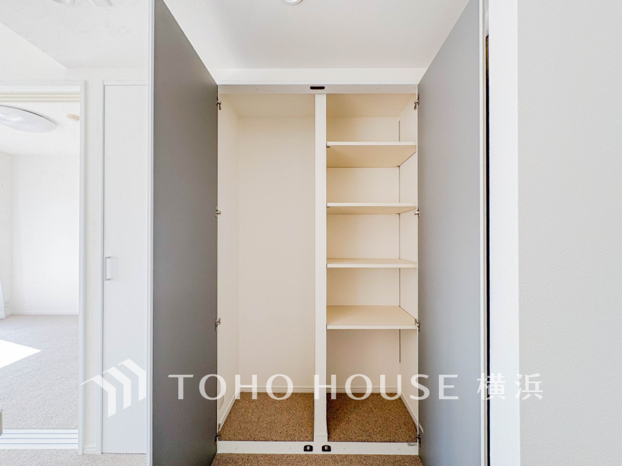 住まいの快適性を左右する収納は欲しい場所に使い勝手のよい収納を確保しています。