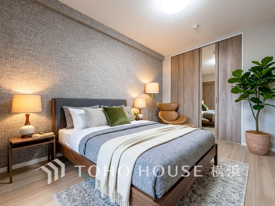 ライフスタイルに寄り添う自由な空間。センス良く暮らす、こだわりの室内が至福の時を叶えます。※生成AIによるイメージです。家具・小物は販売価格に含まれません。