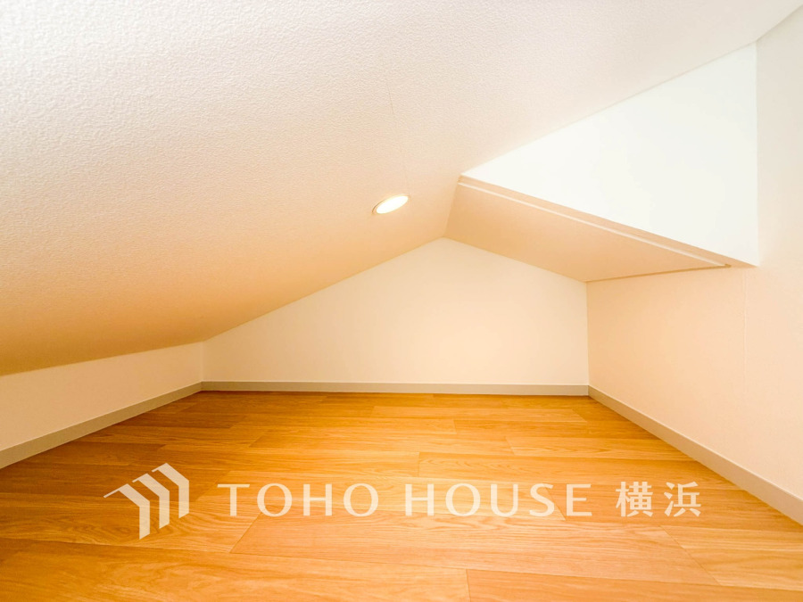 遊び心をくすぐるロフトを完備。お子様の遊び場、収納、趣味のお部屋など、お客様好みの空間に作り上げてください。