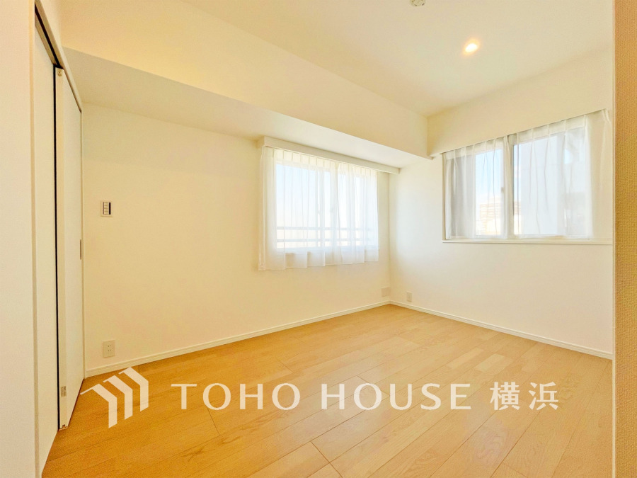 ２面採光の居室は、快適な光を取り入れ、心地よい風を取り入れます。