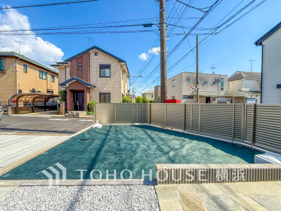 広々としたお庭は、豊かな陽当たりと多目的に使える広さが魅力です。