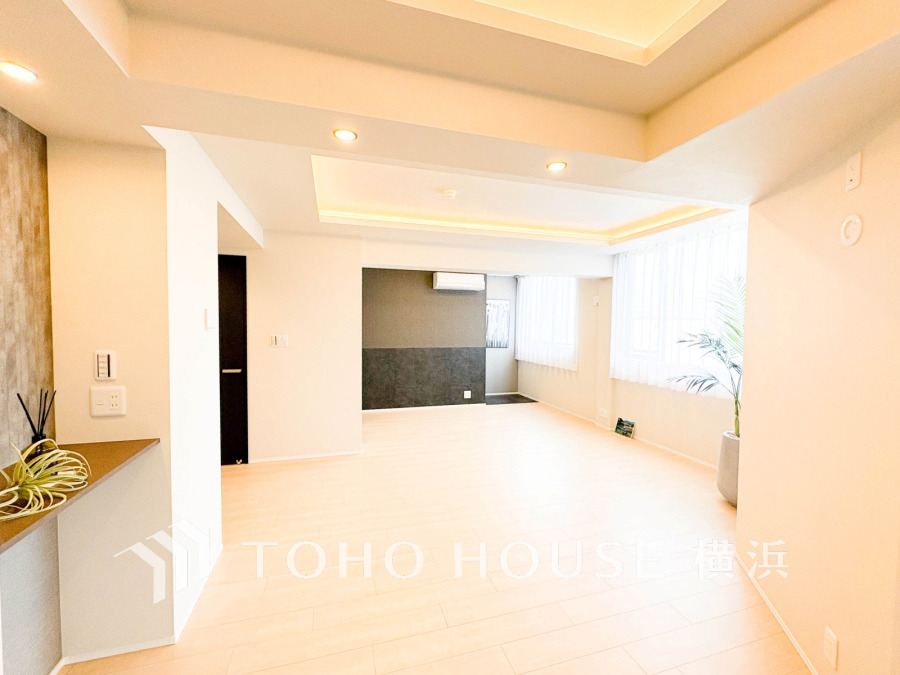 家族の集うLDKは、床暖房を完備した陽だまりの寛ぎ空間です。