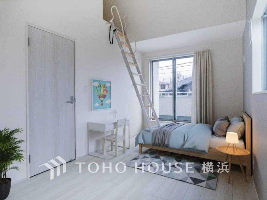 穏やかな風と陽光を導き、プライバシーに配慮された設計プランを採用し、居住性を一段と心地よいものにしています。明るく開放的な空間を演出しております。(装飾品はAI家具です)