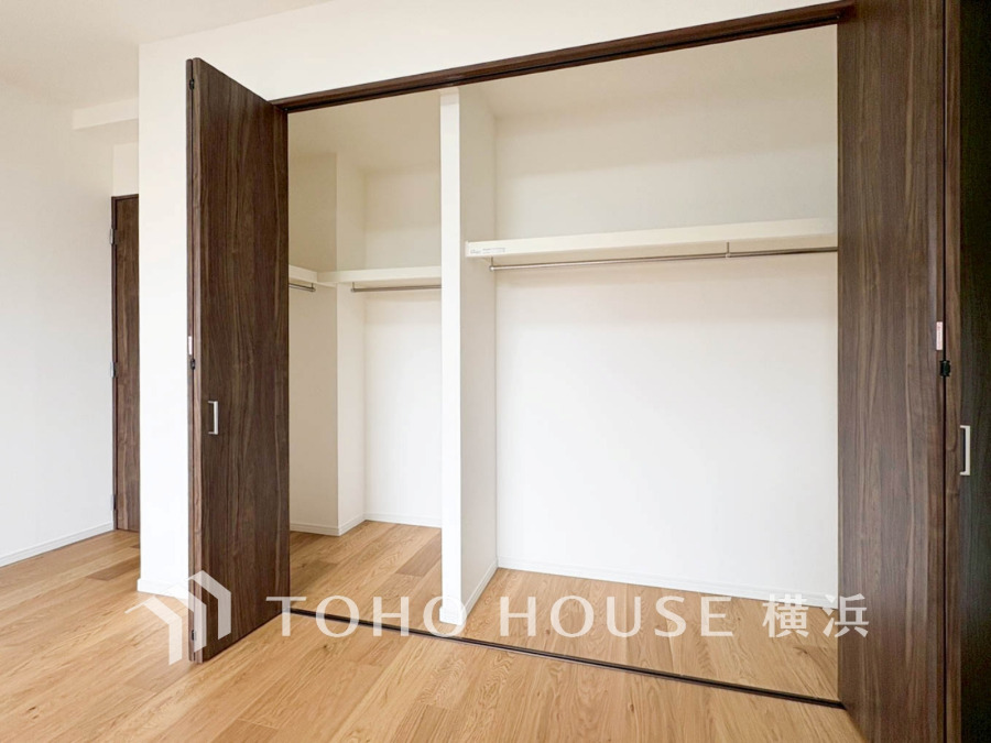 たっぷりとした収納スペース。荷物の多いご家族も安心です。その収納力はご自身の目でお確かめください