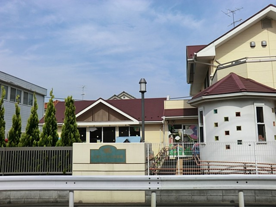 立場エンゼル保育園(約600ｍ。健やかに育つことを願い、異年齢交流を通して、いたわりや思いやりのある豊かな心を育てます。)