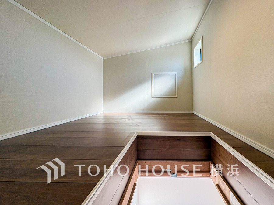 収納に便利な小屋裏収納スペース付きで暮らしにゆとりを。
