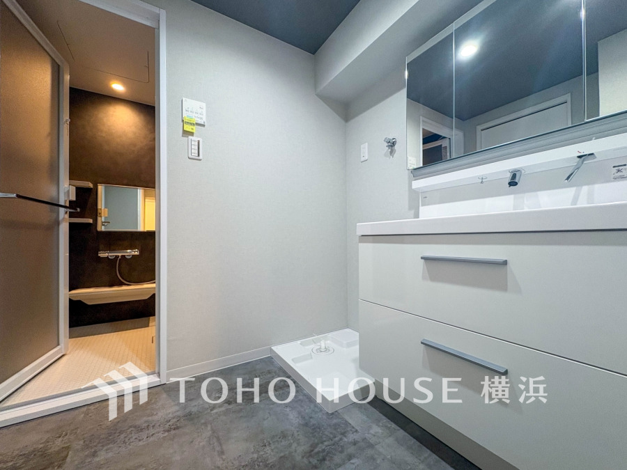 ご家族の1日が始まり、1日の終わりを締めくくる洗面空間。快適に過ごせることはもちろん、気品や優雅さを兼ね備えたパウダールームです。