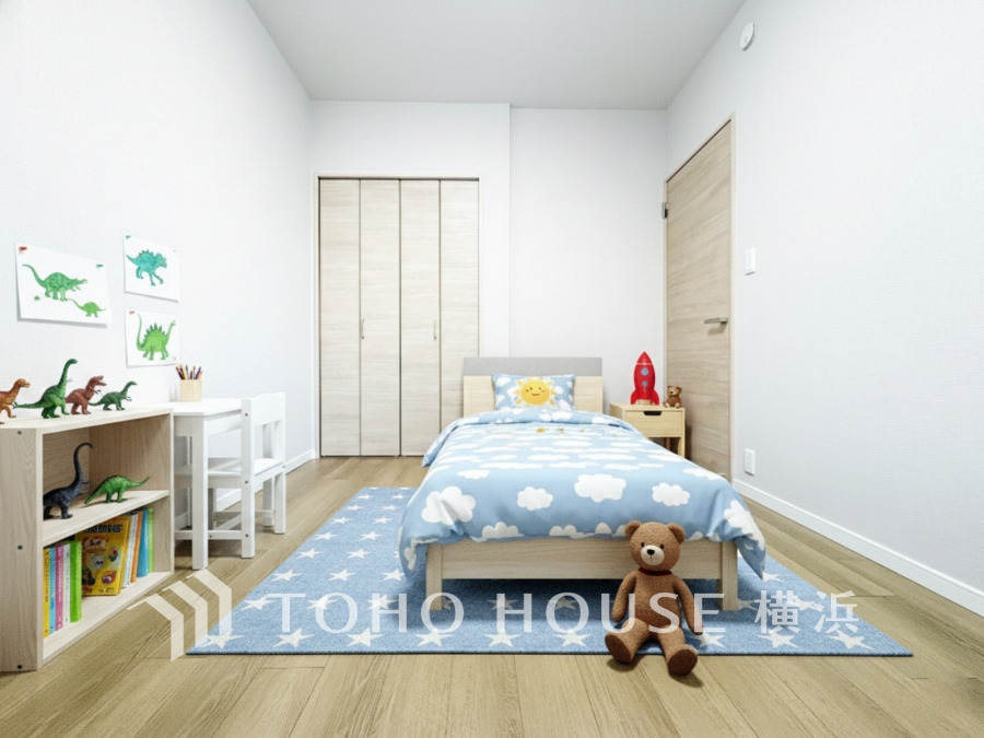 感性を育むプライベートルームはシンプルでスマートな空間。好みの空間で読書をしたり、音楽を聞いたりと一人の時間も充実したものにできます。（装飾品はAI加工です）