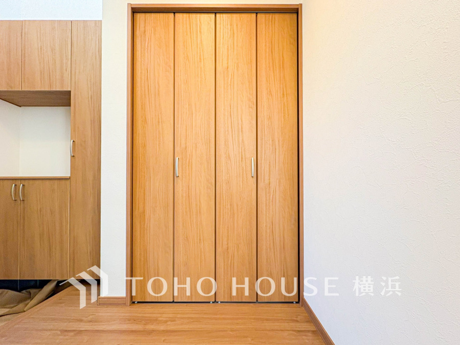 住まいの快適性を左右する収納は欲しい場所に使い勝手のよい収納を確保しています。