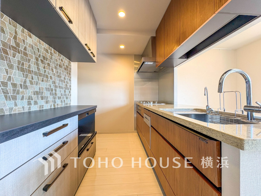 多彩な機能と洗練された美しいデザイン、細やかな優しさが毎日を演出します。プライベートスペースを彩るインテリアとしての美と、快適な日常を支える機能性と強さが一つになったキッチン。