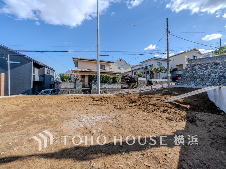 ゆとりある敷地は多彩な住宅に対応できます。
