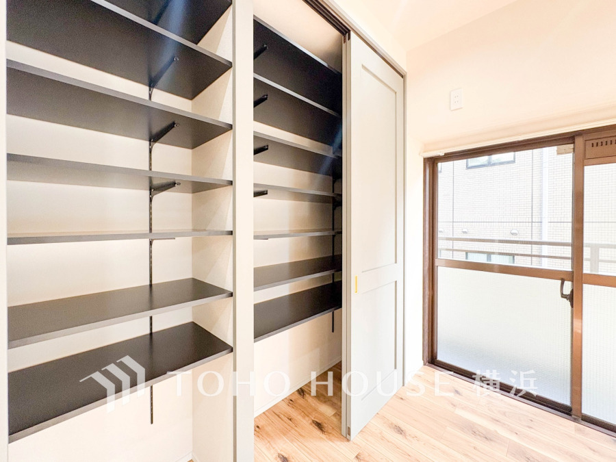 住まいの快適性を左右する収納は欲しい場所に使い勝手のよい収納を確保しています。