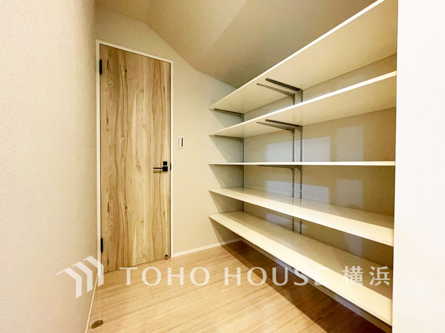 住まいの快適性を左右する収納は欲しい場所に使い勝手のよい収納を確保しています
