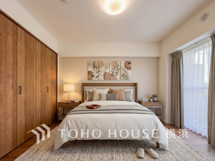 ライフスタイルに寄り添う自由な空間。センス良く暮らす、こだわりの室内が至福の時を叶えます。※生成AIによるイメージです。家具・小物は販売価格に含まれません。