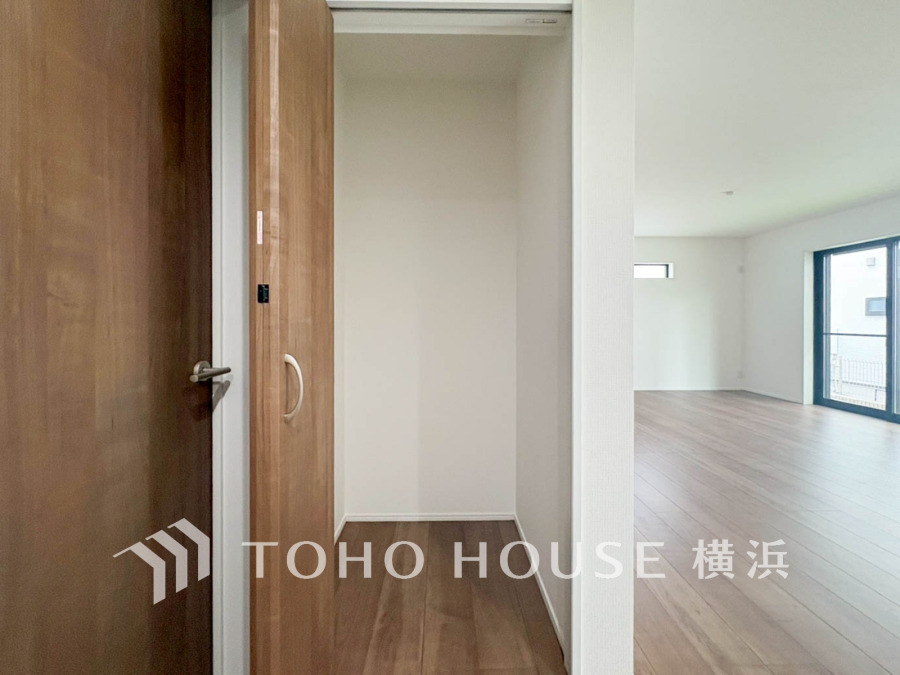 住まいの快適性を左右する収納は欲しい場所に使い勝手のよい収納を確保しています。