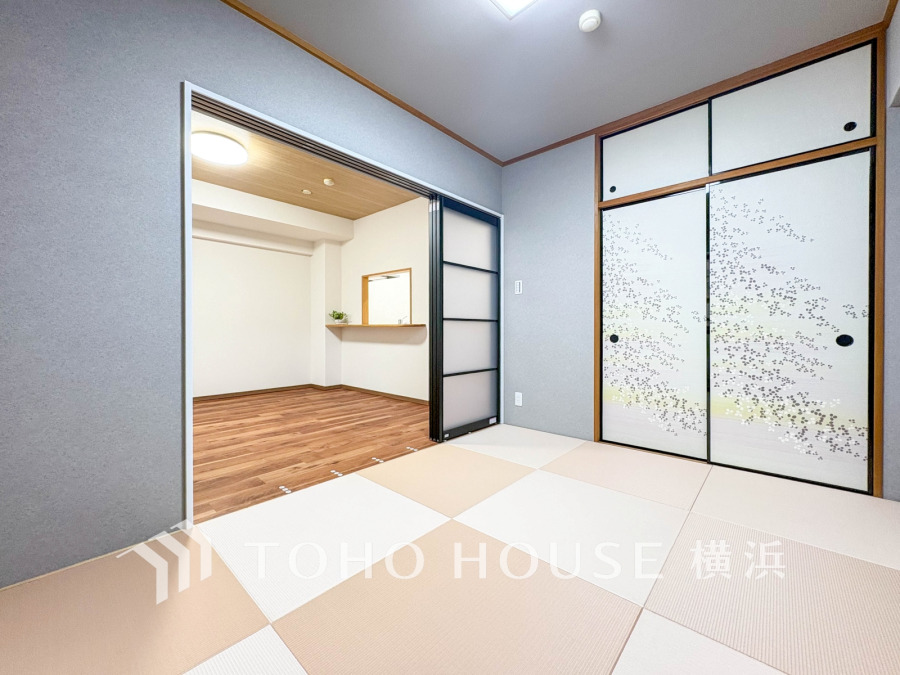 穏やかな寛ぎを届ける上質仕様のゆとりあるお部屋。自分時間を充実させながら心豊かにできるプライベート空間。