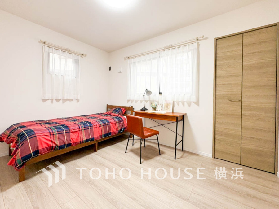 ２面採光の居室は、快適な光を取り入れ、心地よい風を取り入れます。