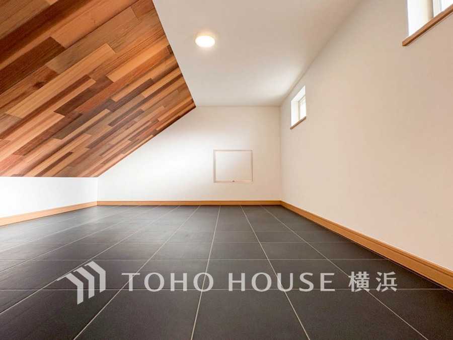 遊び心をくすぐるロフトを完備。お子様の遊び場、収納、趣味のお部屋など、お客様好みの空間に作り上げてください。
